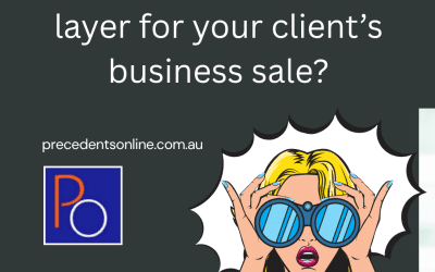 📌 Need that extra layer for your client’s business sale?