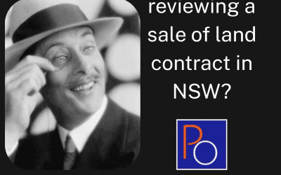 🔍 Are you reviewing a sale of land contract in NSW?